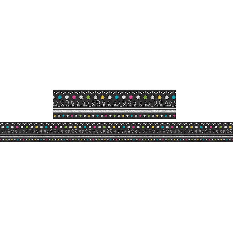 CHALKBOARD BRIGHTS STRAIGHT BORDER