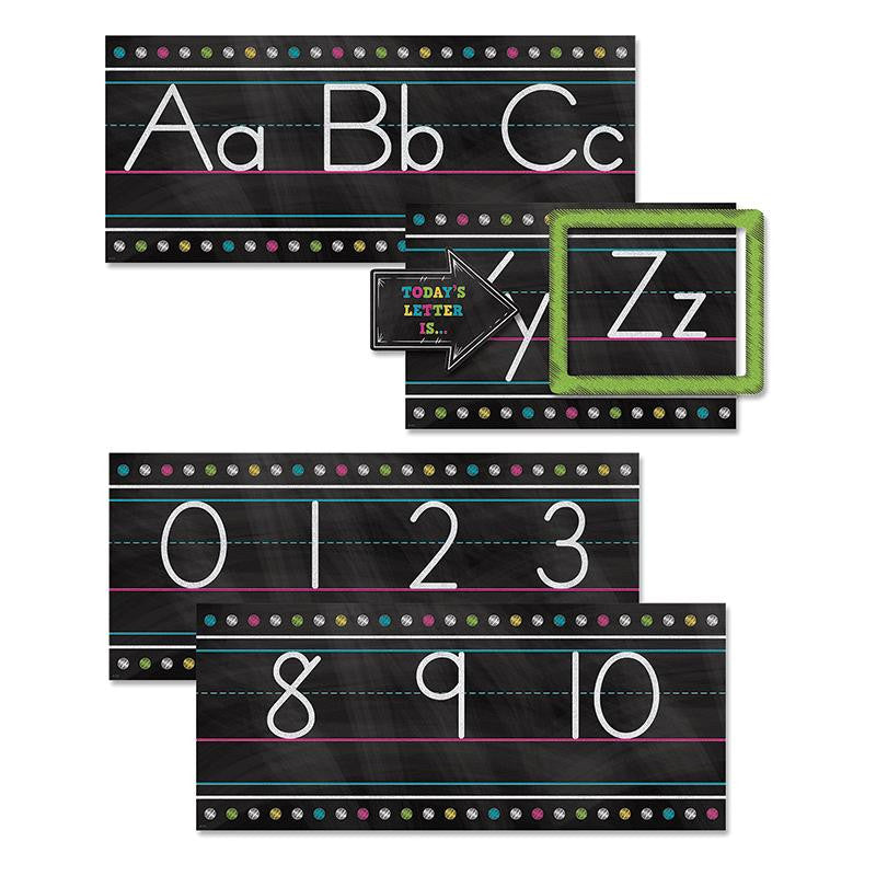 CHALKBOARD BRIGHTS ALPHABET LINE