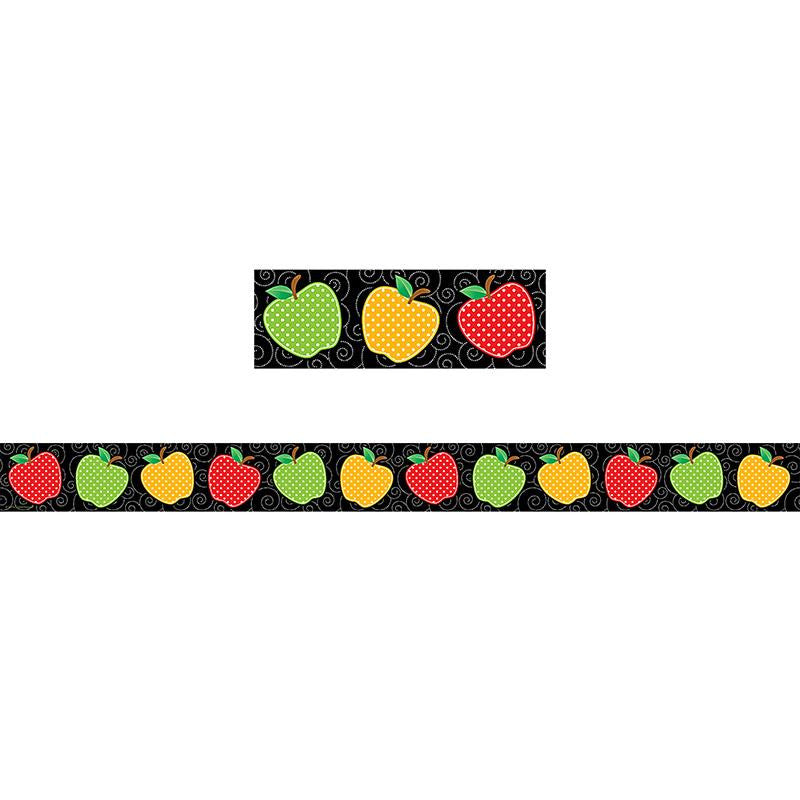 DOTTY APPLES STRAIGHT BORDER TRIM