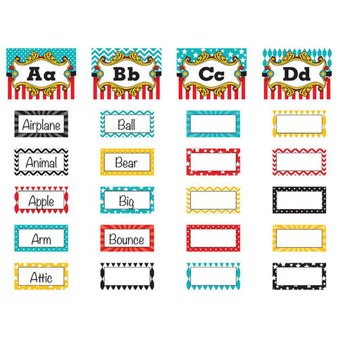 CARNIVAL ALPHABET WORD WALL BB SET