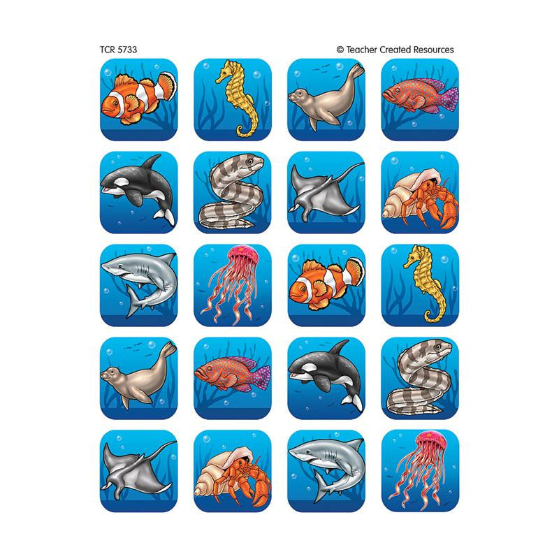 OCEAN LIFE STICKERS 120 STKS