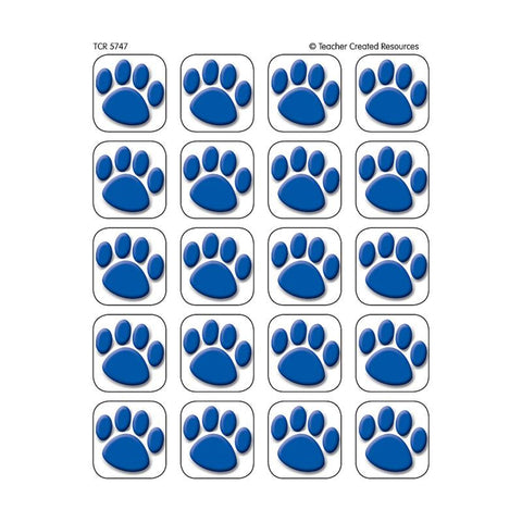 BLUE PAW PRINTS STICKERS 120 STKS