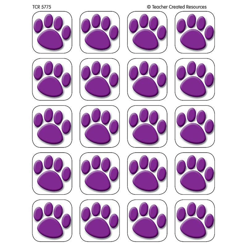 STICKERS PURPLE PAW PRINTS