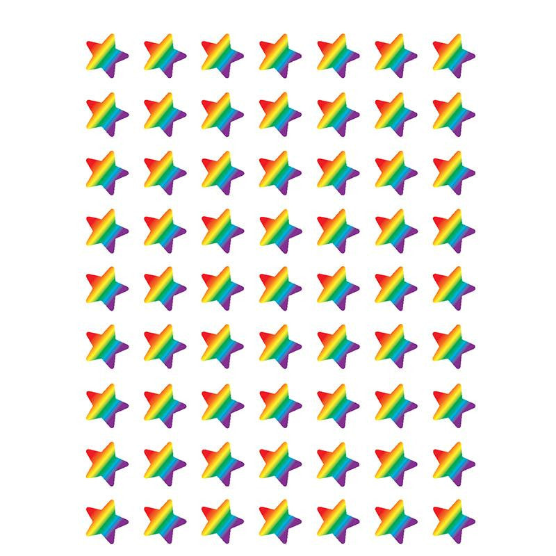 RAINBOW STARS MINI STICKERS DIE CUT