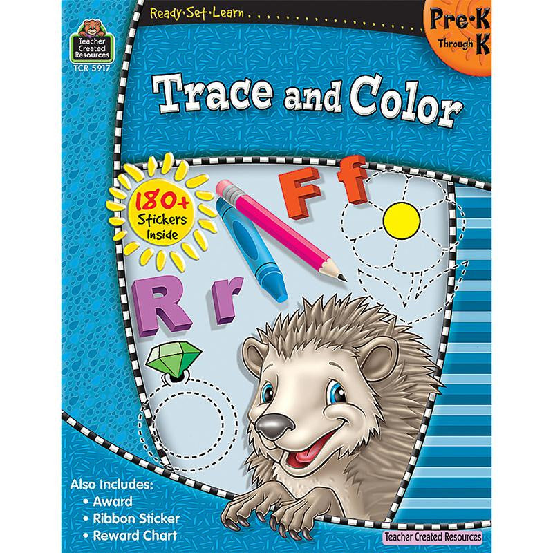 READY SET LEARN TRACE AND COLOR