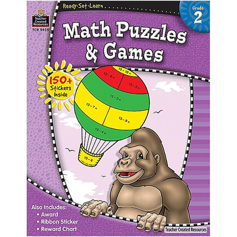 READY SET LRN MATH PUZZLES & GAMES