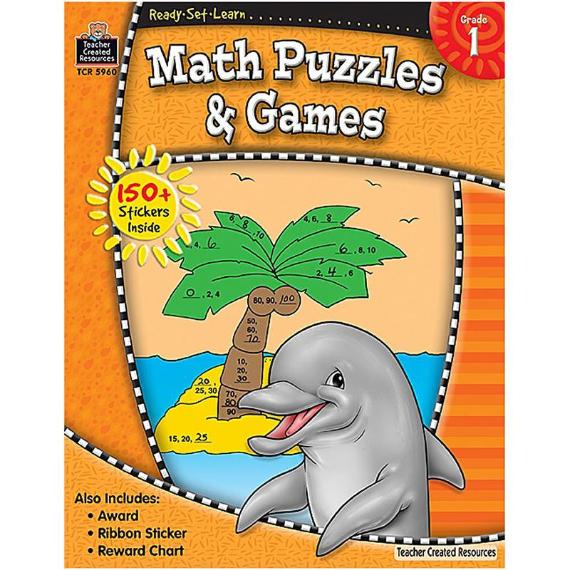 READY SET LRN MATH PUZZLES & GAMES