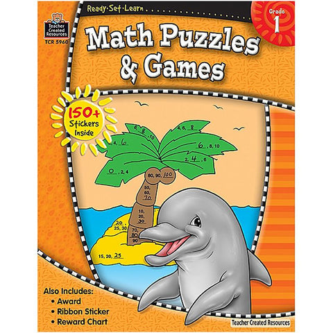 READY SET LRN MATH PUZZLES & GAMES