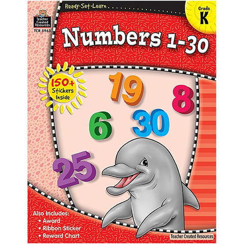 REDY SET LEARN NUMBERS 1-30 GR K