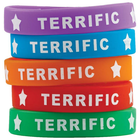 TERRIFIC WRISTBANDS 10-PK