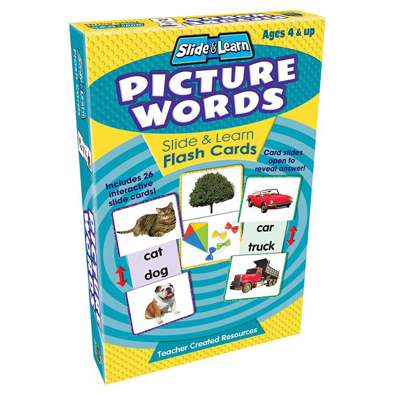 PICTURE WORDS SLIDE & LEARN FLASH