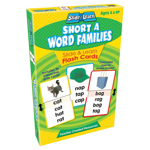 VOWELS SHORT A WORD FAMILIES SLIDE