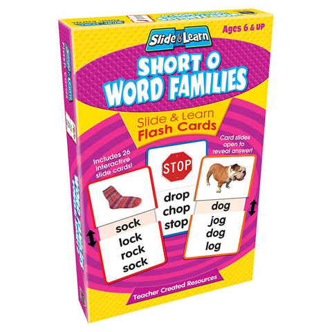 VOWELS SHORT O WORD FAMILIES SLIDE