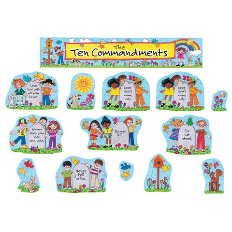 CHILDRENS TEN COMMANDMENTS BB SET