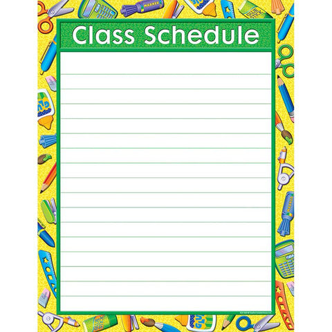 TOOLS FOR SCHOOL CLASS SCHEDULE