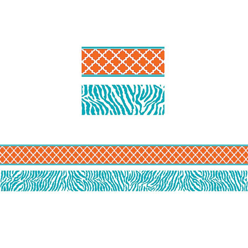 WILD MOROCCAN ORANGE & TEAL DOUBLE