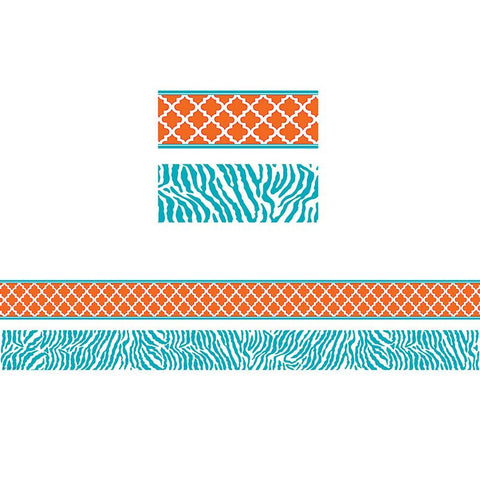 WILD MOROCCAN ORANGE & TEAL DOUBLE