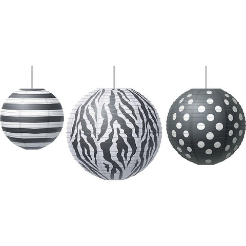 PAPER LANTERNS BIG BOLD BLACK &