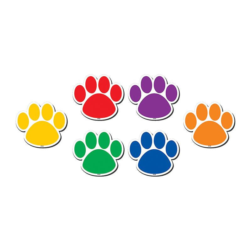 COLORFUL PAW PRINTS MAGNETIC