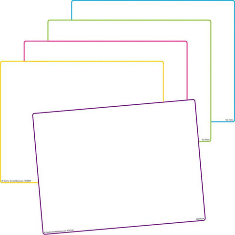 BLANK DRY ERASE BOARDS 10 ST