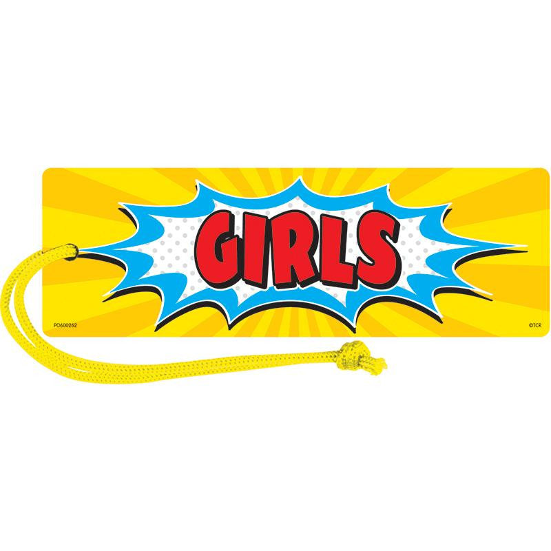 SUPERHERO MAGNETIC GIRLS PASS