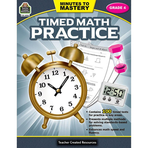 MINUTES TO MASTERY TIMED MATH GR 4