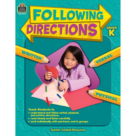 FOLLOWING DIRECTIONS GR K