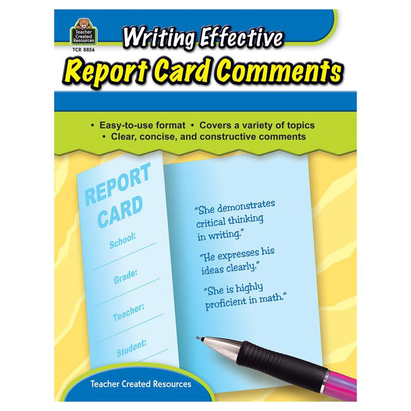 WRITING EFFECTIVE REPORT CARD