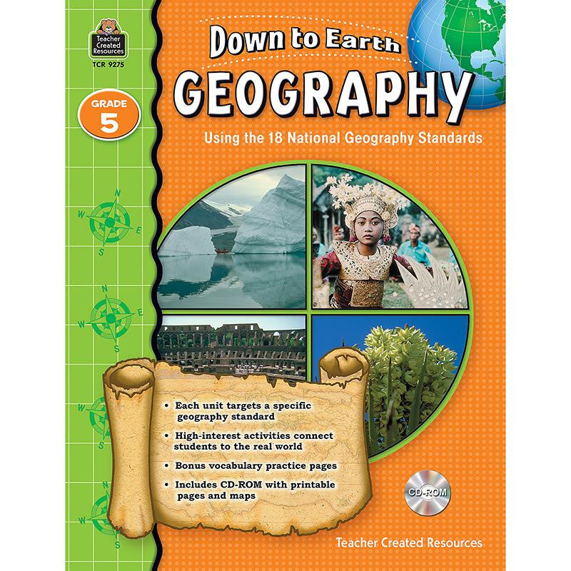 DOWN TO EARTH GEOGRAPHY GR 5 BOOK