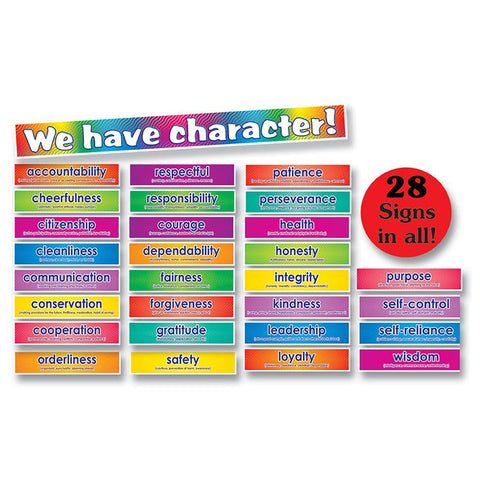 BB SET CHARACTER SIGNS 28 SIGNS