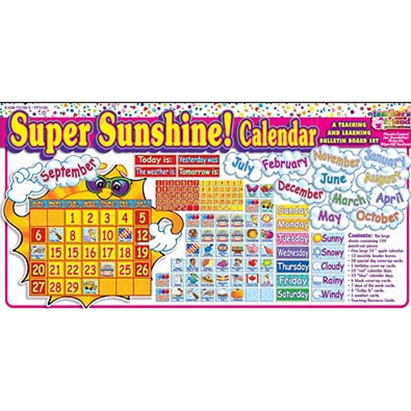 SUPER SUNSHINE CALENDAR BB