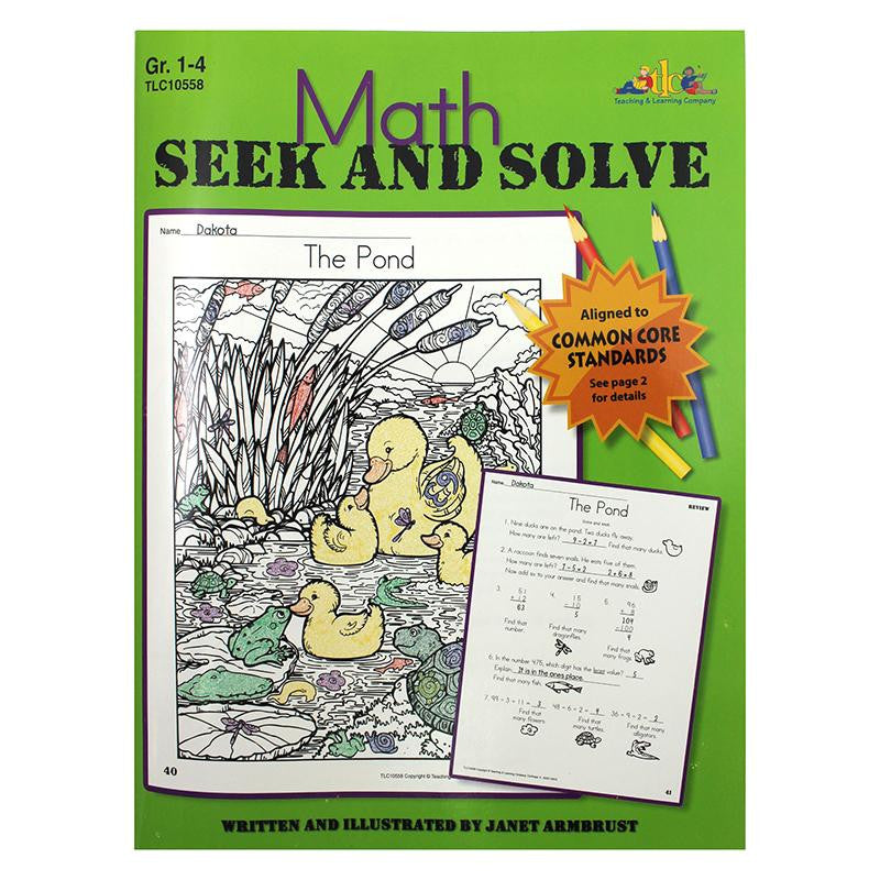 MATH SEEK AND SOLVE BOOK