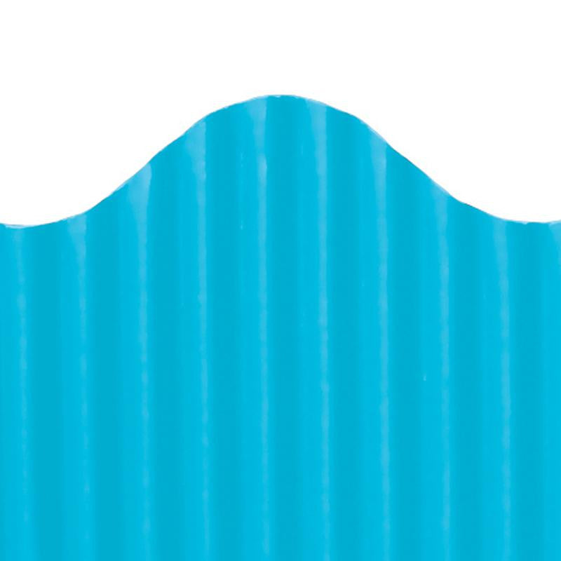 CORRUGATED BORDER BRITE BLUE