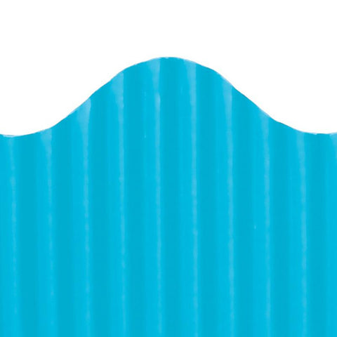 CORRUGATED BORDER BRITE BLUE