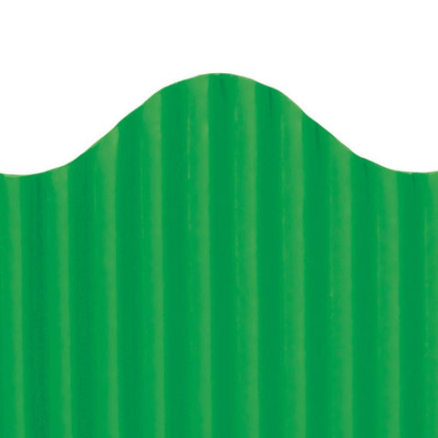 CORRUGATED BORDER DEEP GREEN