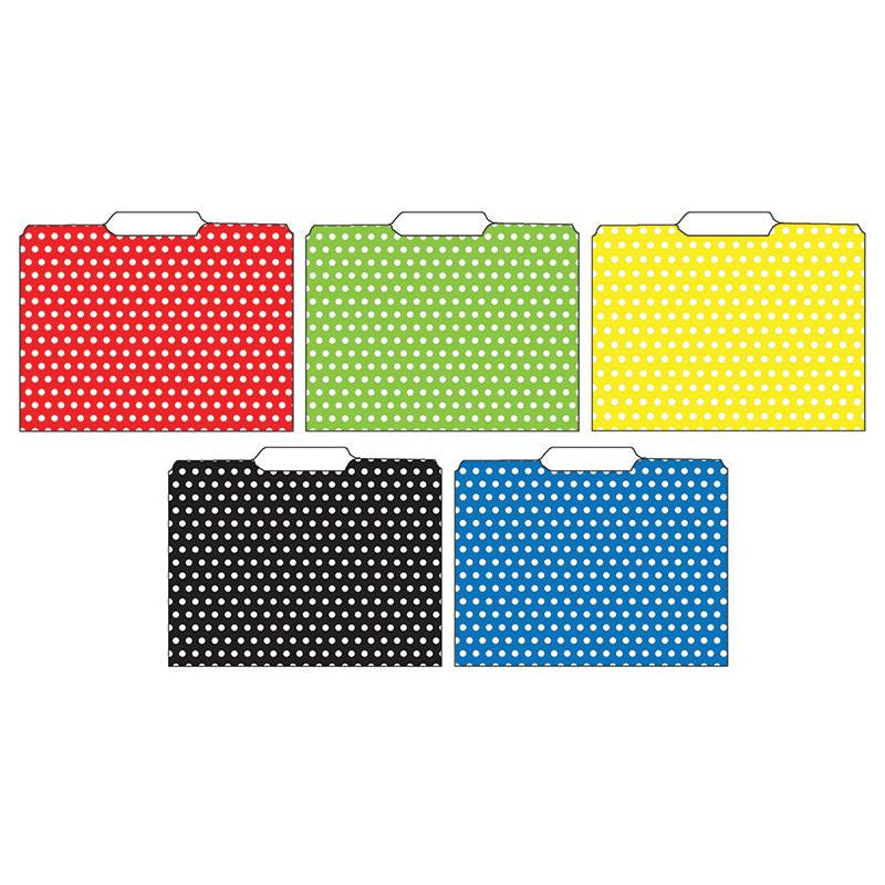 DESIGNER FILE FOLDERS POLKA DOT