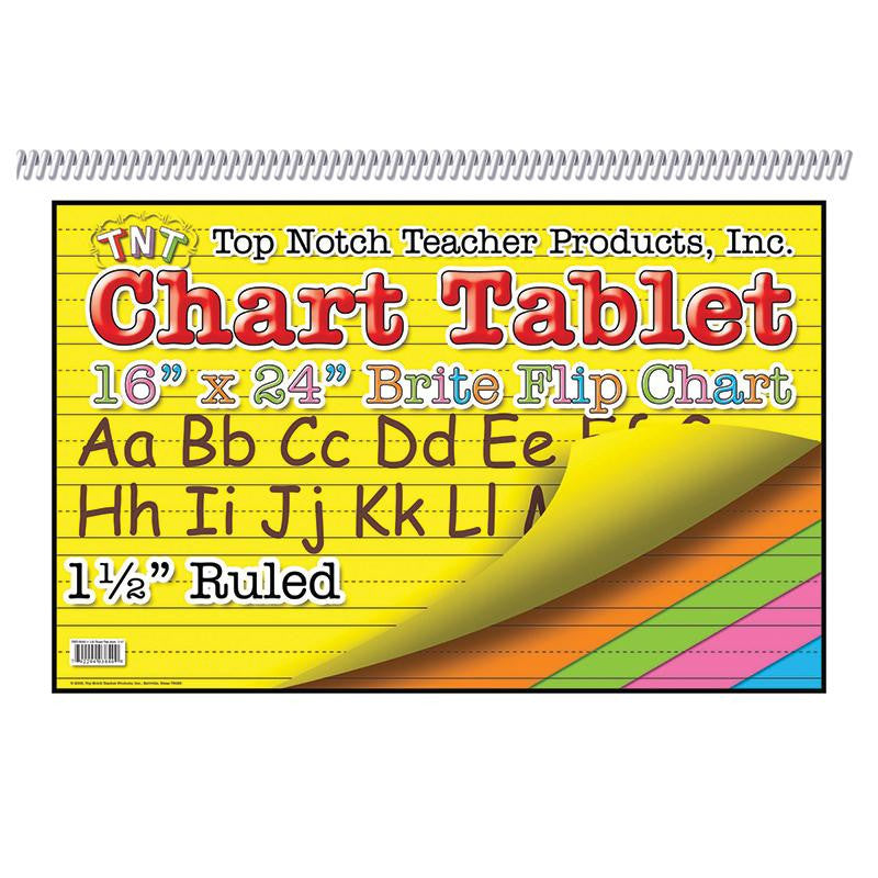 CHART TABLETS 16X24 ASSORTED 1 1-2