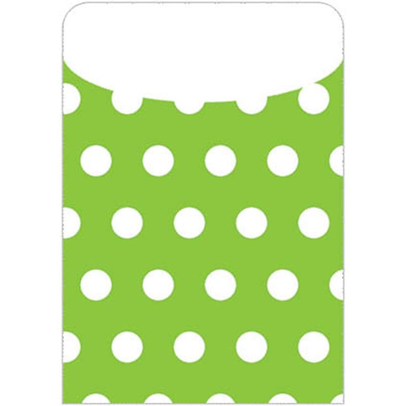 BRITE POCKETS GRN POLKA DOTS 25-BAG