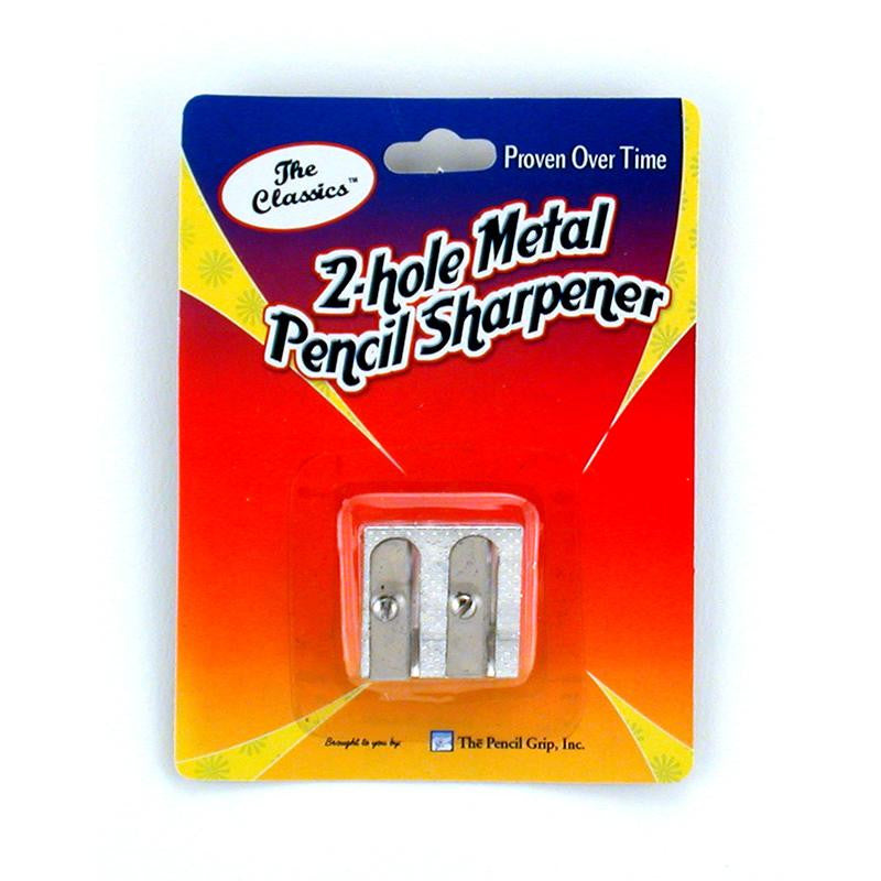 2 HOLE PENCIL SHARPENER METAL