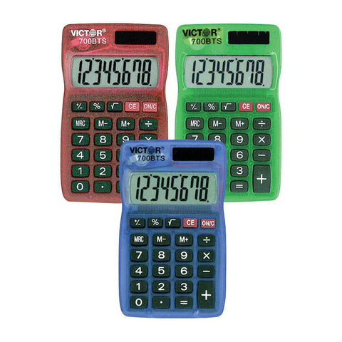 DUAL POWER POCKET CALCULATOR