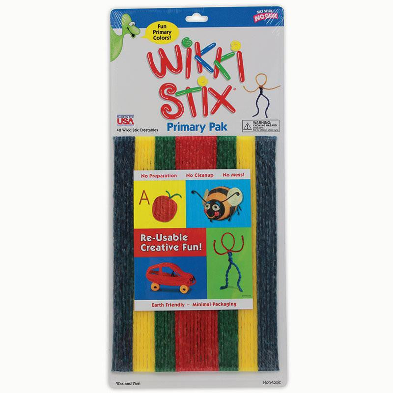 WIKKI STIX PRIMARY COLORS 48CT