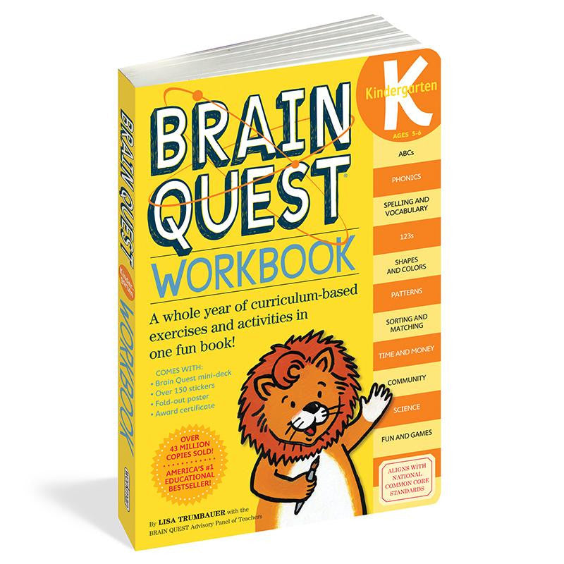 BRAIN QUEST WORKBOOK GRADE K