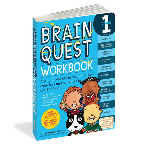 BRAIN QUEST WORKBOOK GRADE 1