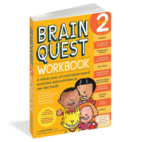 BRAIN QUEST WORKBOOK GRADE 2