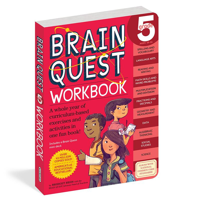 BRAIN QUEST WORKBOOK GRADE 5